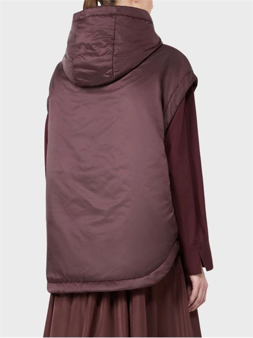 Oversized hooded padded vest MAX MARA THE CUBE | 2629296034600046